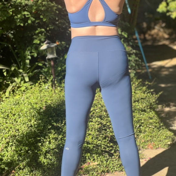 Alo Yoga Warrior Leggings/tights High Waisted - Picture 2 of 2